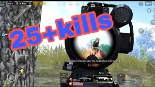 Duo vs squad 25+ kills intense rush game play