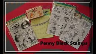 Fun Hedgehog Penny Black Stamps