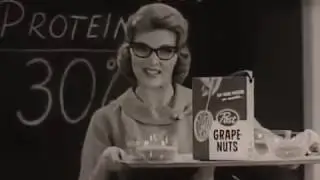 Post Grape Nuts Commercial 1958