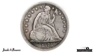 1873-CC Liberty Seated Silver Dollar. OC-1. Rarity-4+. VF Details-(PCGS).
