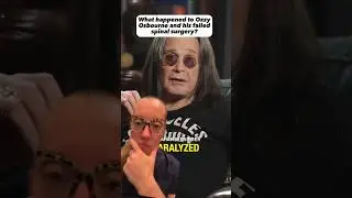 What happened w/ Ozzy Osbourne&rsquo;s failed spinal surgery? Full video pinned in comments #neurosurgery