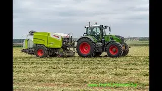 Fendt 720 Vario ProfiPlus Gen7 + Claas Rollant 455 Uniwrap - Peter Picard (Vechmaal)