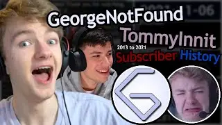 GeorgeNotFound vs TommyInnit - Subscriber History From 2013 to 2021