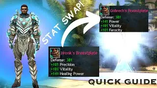 How to Change the Stats on Ascended Gear in GW2! (Quick and Easy!)