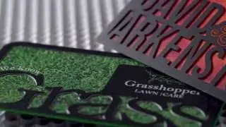 Silkcards Die Cut Close Up