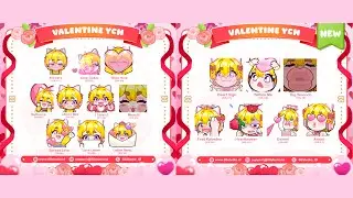Valentine Animated Emotes YCH Preview