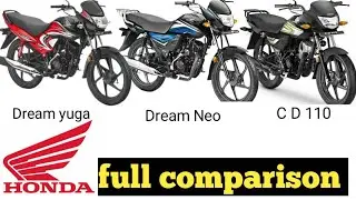 Dream yuga vs dream neo vs cd 110|| mileage|| price|| compare