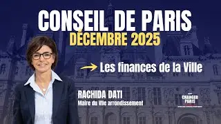 Rachida Dati - Budget 2026 de la Ville de Paris