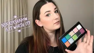 Nyx Avant Pop Art Throb Eyeshadow Look