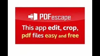 Best Free PDF Editor App | Edit, Crop & Save PDFs
