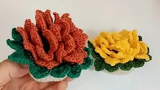 Easy Crochet Sunflower Basket / Crochet Sunflower Tutorial 🌞🌻#crochet#crochetbasket