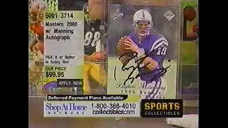 Don West Selling the Autographed Peyton Manning ROOKIE Card
