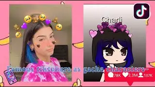 Famous TikTokers as Gacha Characters||Gacha Club||Hazy Bear Club||🌟Hope You Enjoy!🌟||