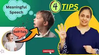 How SELF-TALK helps with SPEECH OUTPUT? | Autism Therapy