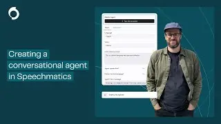 Create a Conversational Voice AI Agent in the Speechmatics Portal