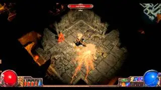 Path of Exile - Church Dungeon easy w/ shield marauder