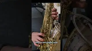 Your fingers aren&rsquo;t slow, just unaware. Mindfulness fingering. #saxtip