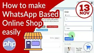 How to make a WhatsApp based Online Shop for free