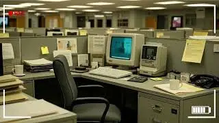 📼 90s Office Nostalgia &ndash; Retro Workspace Tour with Chill Lo-Fi Beats 🎶