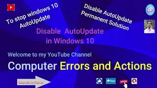 How to stop auto update in windows 10 | How to disable auto update permanently | To stop auto update