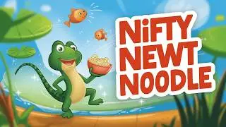 Nifty Newt Noodle | Playful Pond Dance & Sing-Along for Kids!