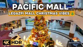 Pacific Mall Legazpi Christmas Walk 🎄 | Relaxing Night Mall Tour in Legazpi City