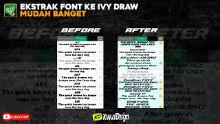 Tutorial Menambahkan font ke ivy draw | mudah banget