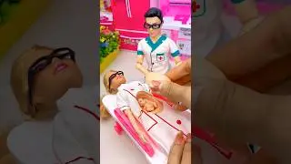 Satisfying With Unboxing Barbie Princess Giving Birth Toy, ASMR Video #shorts