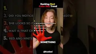 Ranking The Best Color Mix Trend💖 #ranking #tiktok #viral #trend