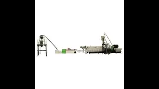 ATE Compounding Recycle Plastic Masterbatch Pelletizing Machine With Dust Removal Device Twin Screw