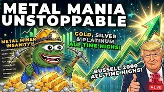 GOLD LIVE : SILVER, PLATINUM AND GOLD ALL TIME HIGHS! MINERS RIPPING!
