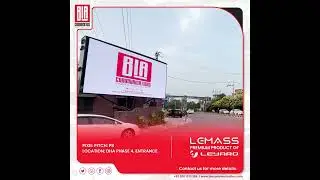 BIA LED SMD / Project completed .Team BIA Digitized DHA PHASE 4 Entrance with magnificent