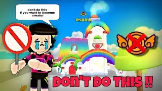 STOP DOING THIS IF YOU WANT TO BECOME A CREATOR #pkxd #creator