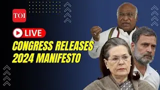 LIVE: Congress Releases 2024 Election Manifesto | Promises Made by Rahul and Sonia | Scrapping CAA?