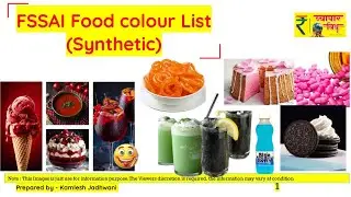 FSSAI Synthetic Food colour List #foodcolour #fssai #foodadditives #fooddecoration