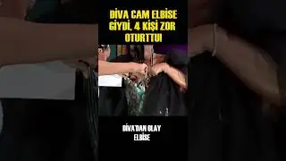 B&uuml;lent Ersoy Cam Elbise Giydi! 4 Kişi Yardımıyla Oturdu! #shorts #shortsvideo #b&uuml;lentersoy