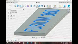 How to Make a Nameplate in Fusion 360 Tutorial