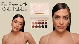 ONE PALETTE FULL FACE! OMG!! | DOMINIQUE COSMETICS| ELENA MIGLINO