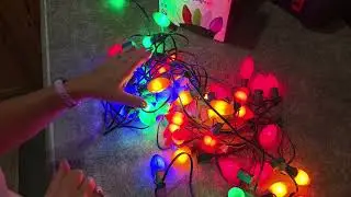 C9 LED Christmas Lights Outdoor | Amazon Review | Using on trees in the Yard