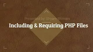 Include and Require Function(part-6)