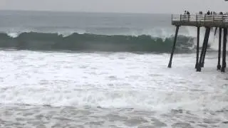 Surfing Pismo Beach: Big, Gloomy Waves