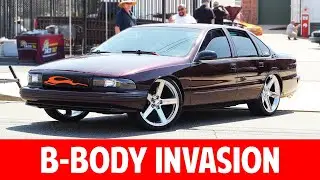 B Body Invasion Car Show at the Zimmerman