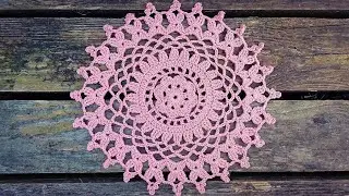 How To Crochet Floral Lace Doily
