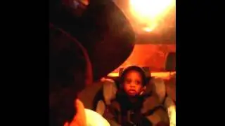 Ethan saying The Lord's Prayer