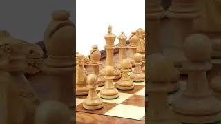 Check Out Our Supreme Rosewood and Briarwood Chess Set! #LuxuryChess