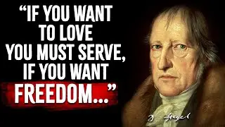 Georg Wilhelm Friedrich Hegel Quotes | Best Quotes from the German Philosopher #motivation #wisdom