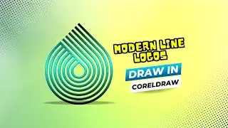 How to Create Modern line logos in Coreldraw