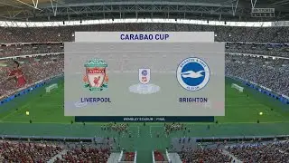 FIFA 23 Liverpool Vs Brighton EFL CUP Final at Wembley Stadium Full match & Gameplay PS5