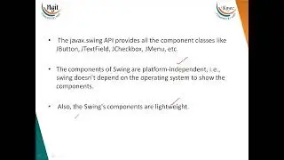 5. 1 Introduction to Swing and Swing Vs AWT