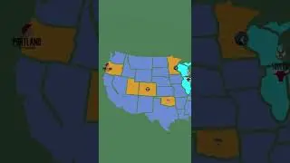 NBA Division Map! #Shorts